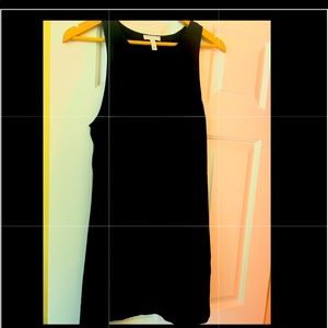 Leith black shift dress